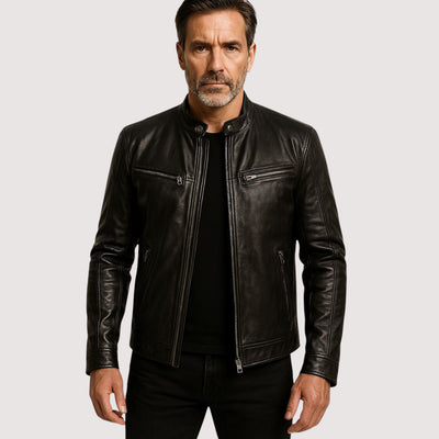 Marc™ | Veste en cuir véritable pour homme